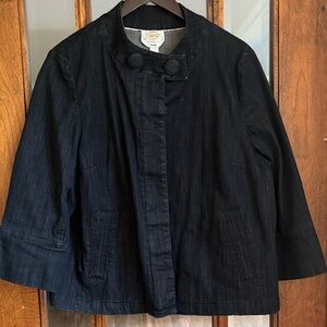 Talbots Stretch Indigo Denim Jacket